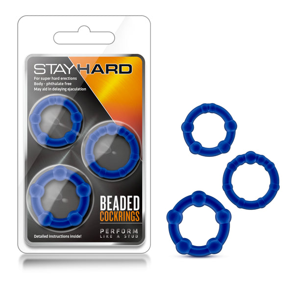 Stay Hard Beaded Rings